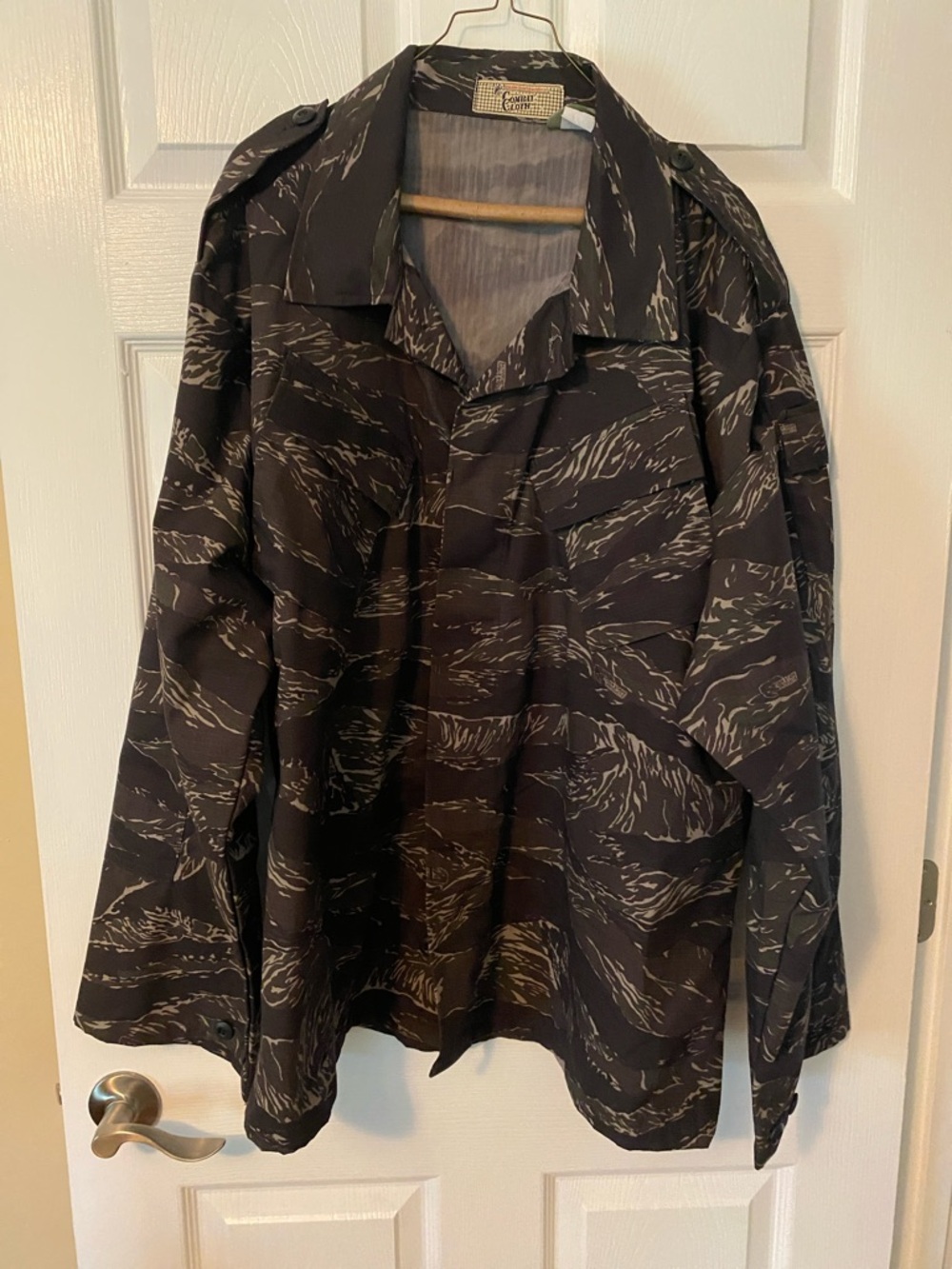 Tiger Stripe Camo Shirt Jacket Combat Cloth Brigade Quartermasters XXL